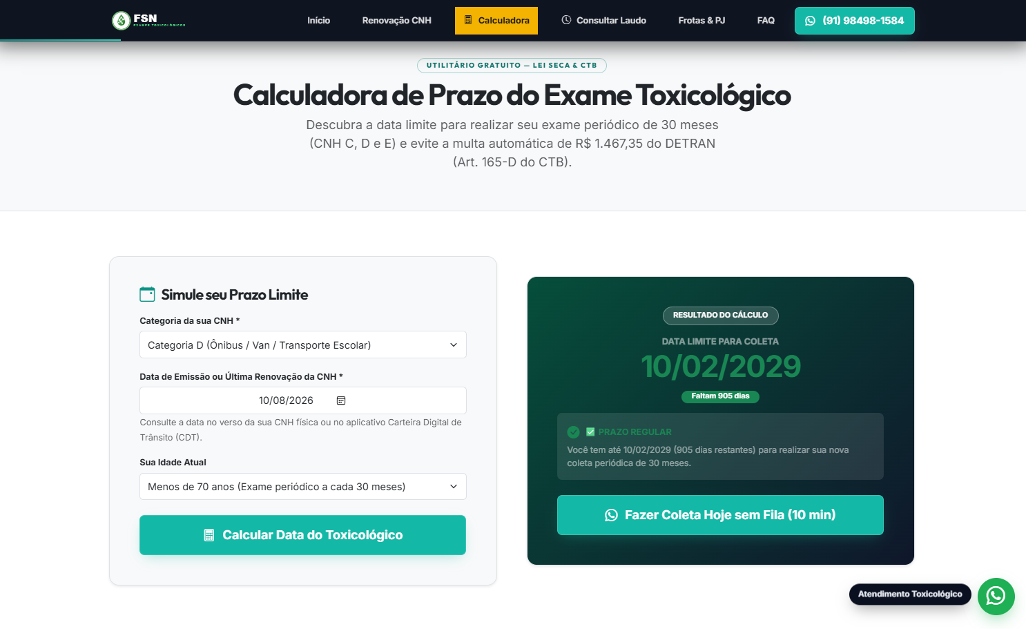 Clínica - site institucional